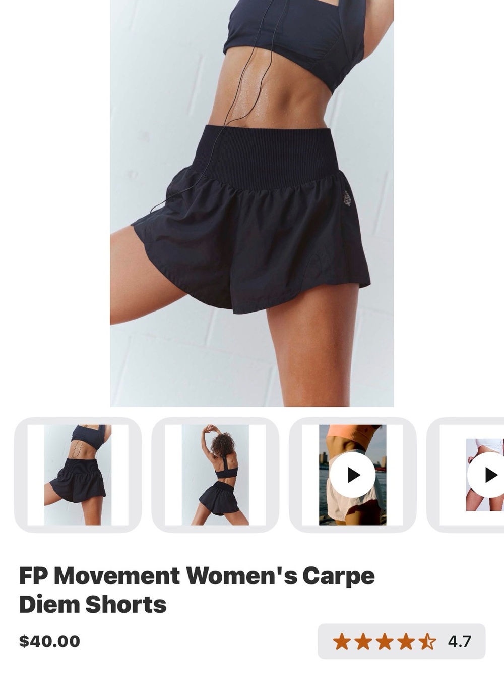 Free People Carpe Diem Shorts